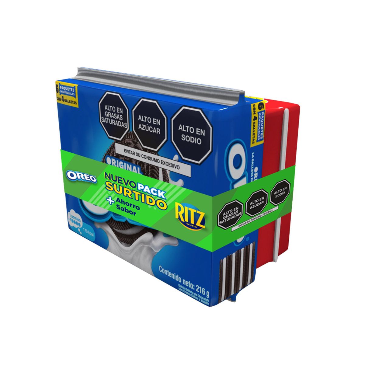 OREO - Duo Pack Oreo Ritz x 336 g