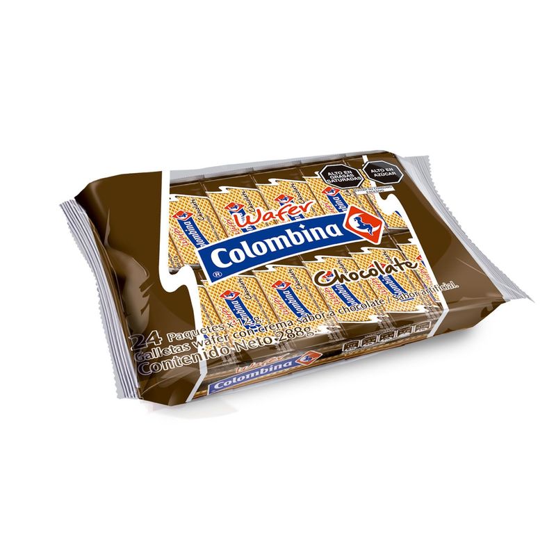 COLOMBINA - Colombina Wafer Chocolate x 288 g