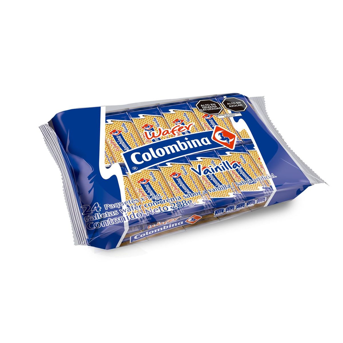 COLOMBINA - Wafer Colombina Vainilla Bolsa 288 g
