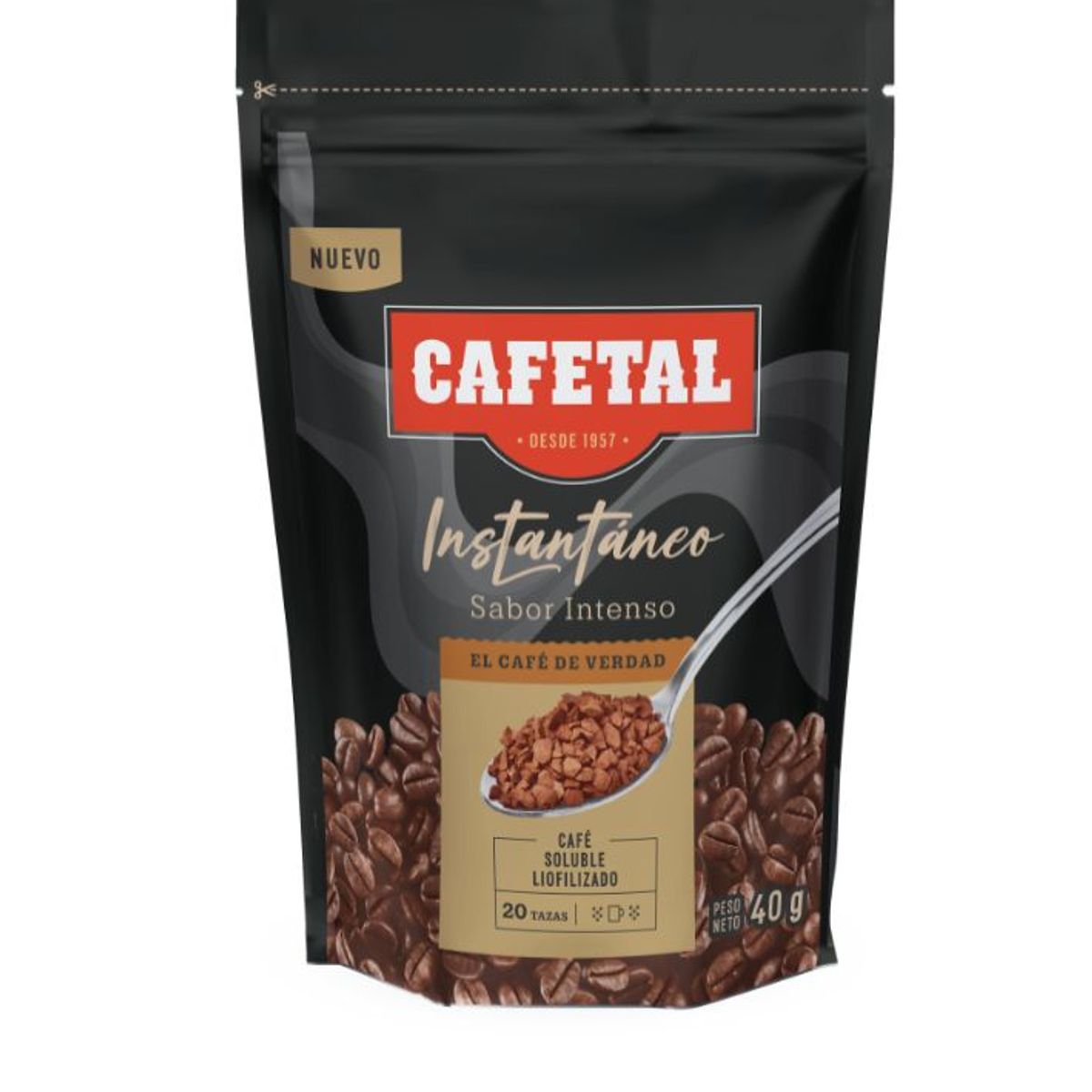 CAFETAL  - Café Instantáneo Cafétal Doypack 40 g
