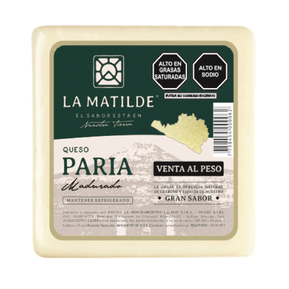 LA MATILDE - Queso Madurado Paria La Matilde x Kg