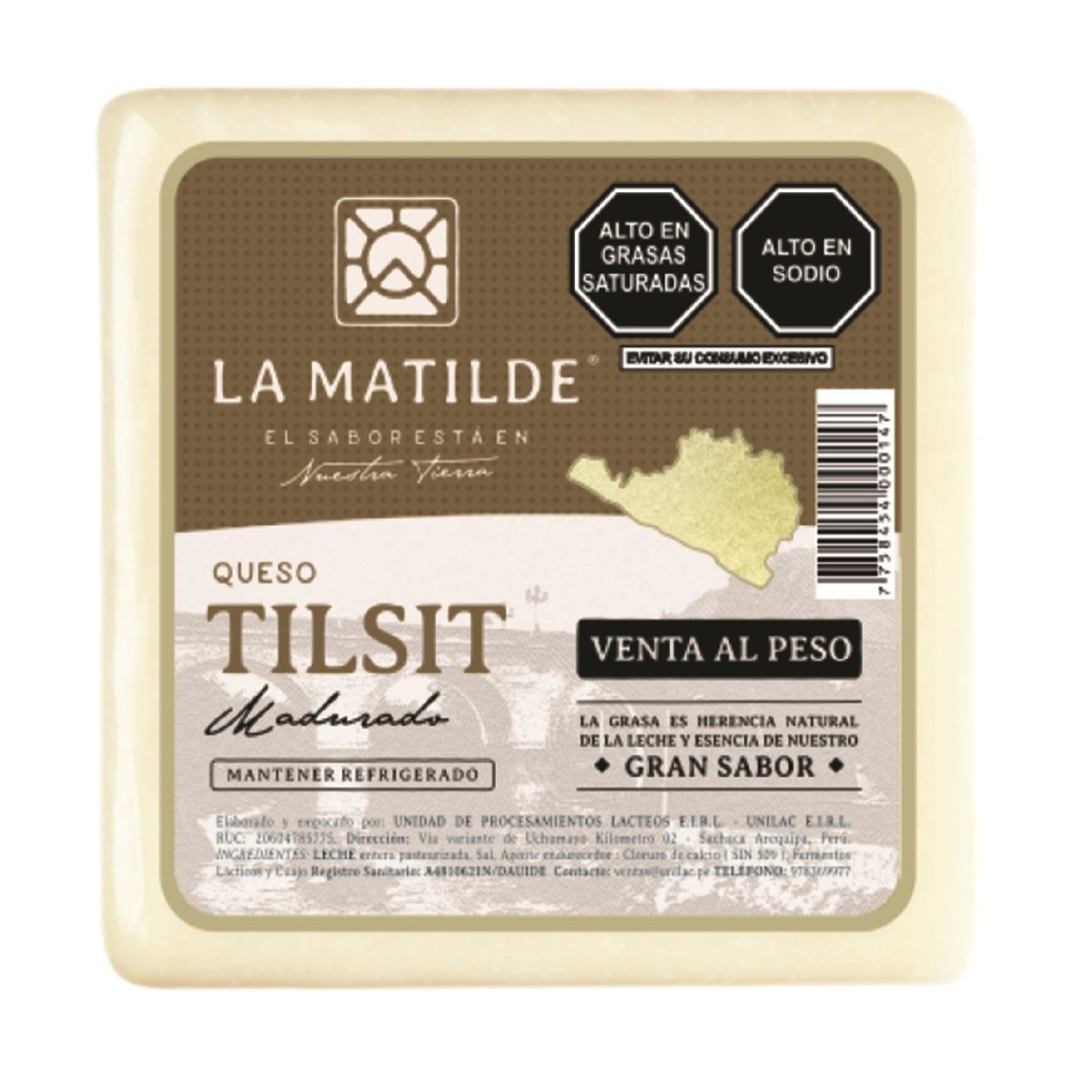 LA MATILDE - Queso Tilsit Madurado La Matilde x Kg