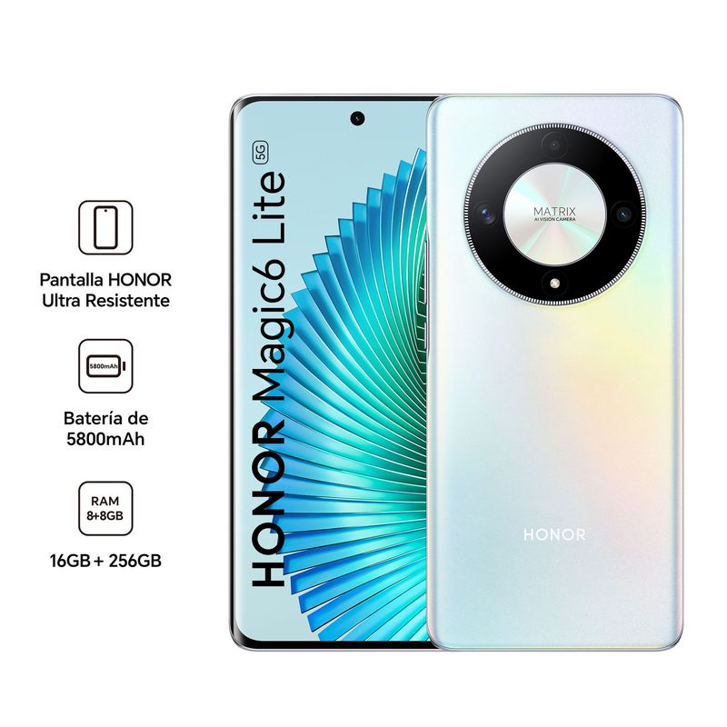 Honor - Smartphone Honor Magic 6 Lite 8+256Gb Silver