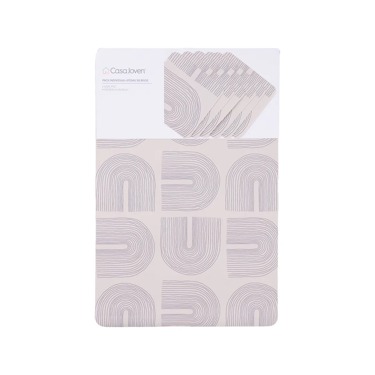CASA JOVEN - Pack Individual+Posav X6 Beige