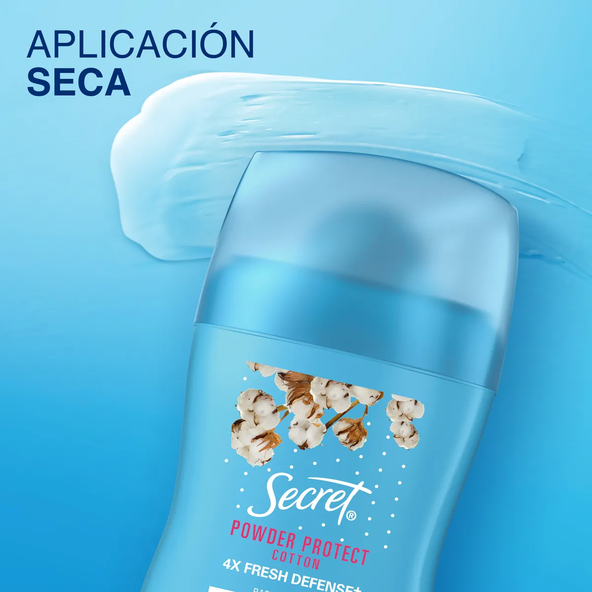 SECRET - Antitranspirante en Barra Powder Cotton Envase 45 g