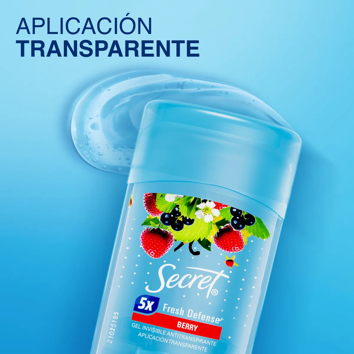 SECRET - Antitranspirante Gel Secret Berry Envase 45 g