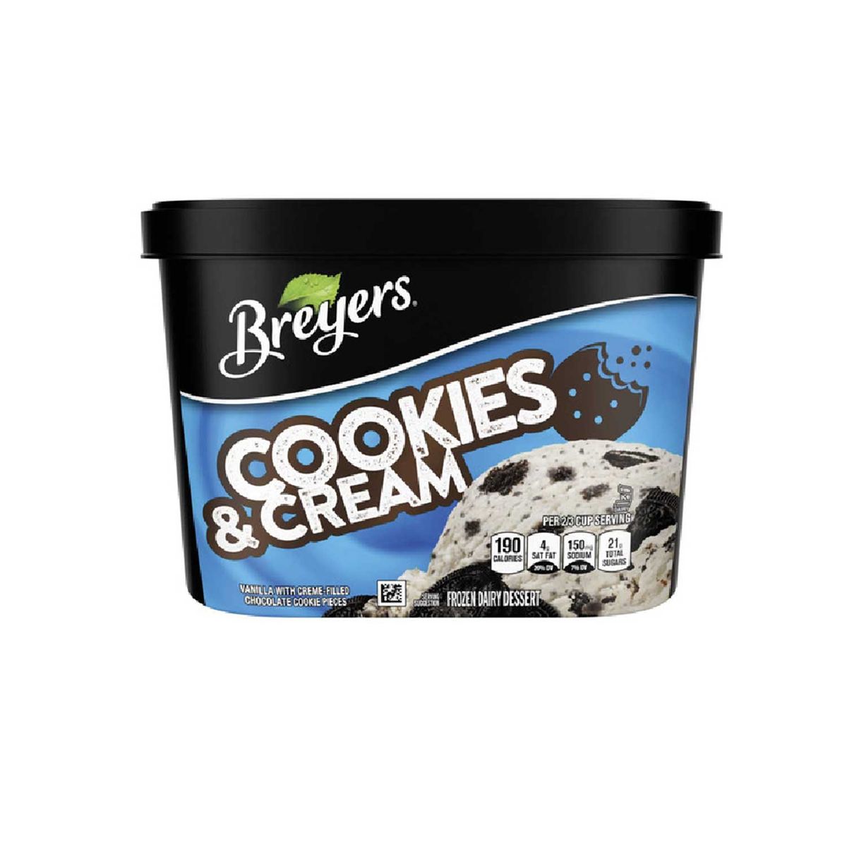 BREYERS - Helado Breyers Cookie Duo Chocolate Chips Pote 1.41 L