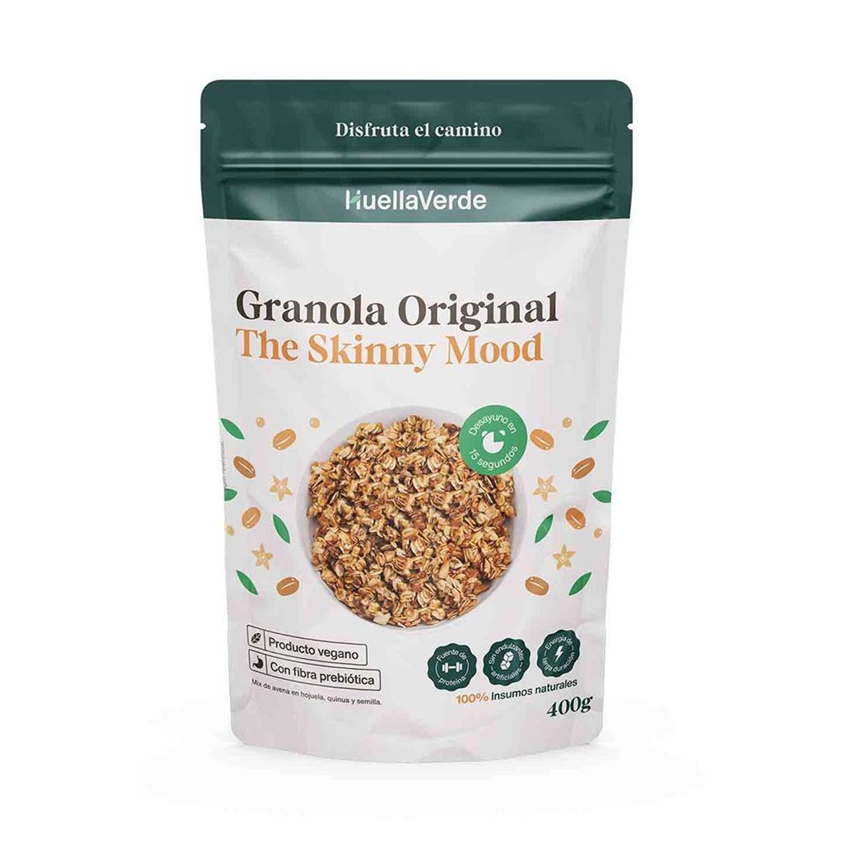 HUELLA VERDE - Granola Huella Verde Original Skinny Mood Doypack 400 g