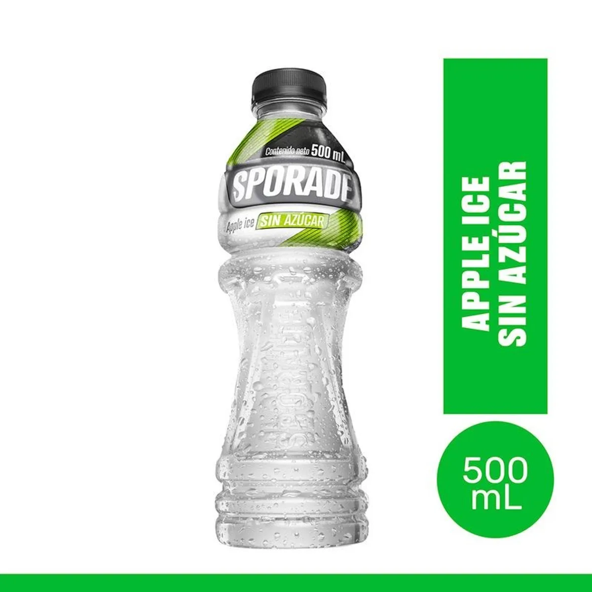 SPORADE - Bebida Rehidratante Sporade Apple Ice Sin Azúcar Botella 500 mL