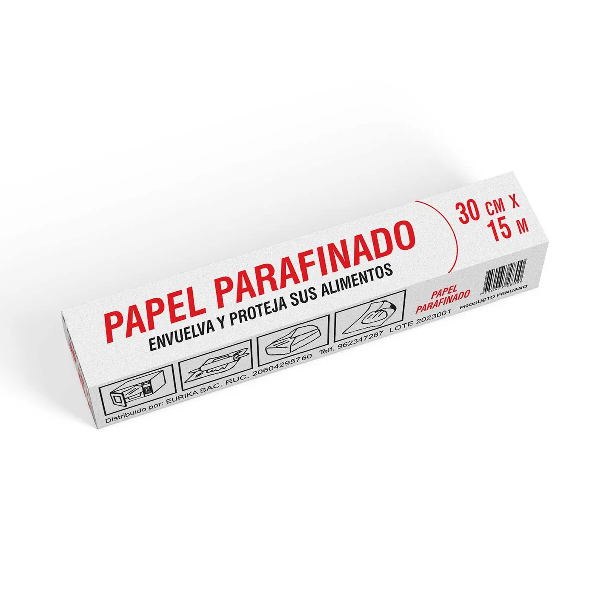 EURIKA - Rollo Papel Parafina Eurika 30cmx15m