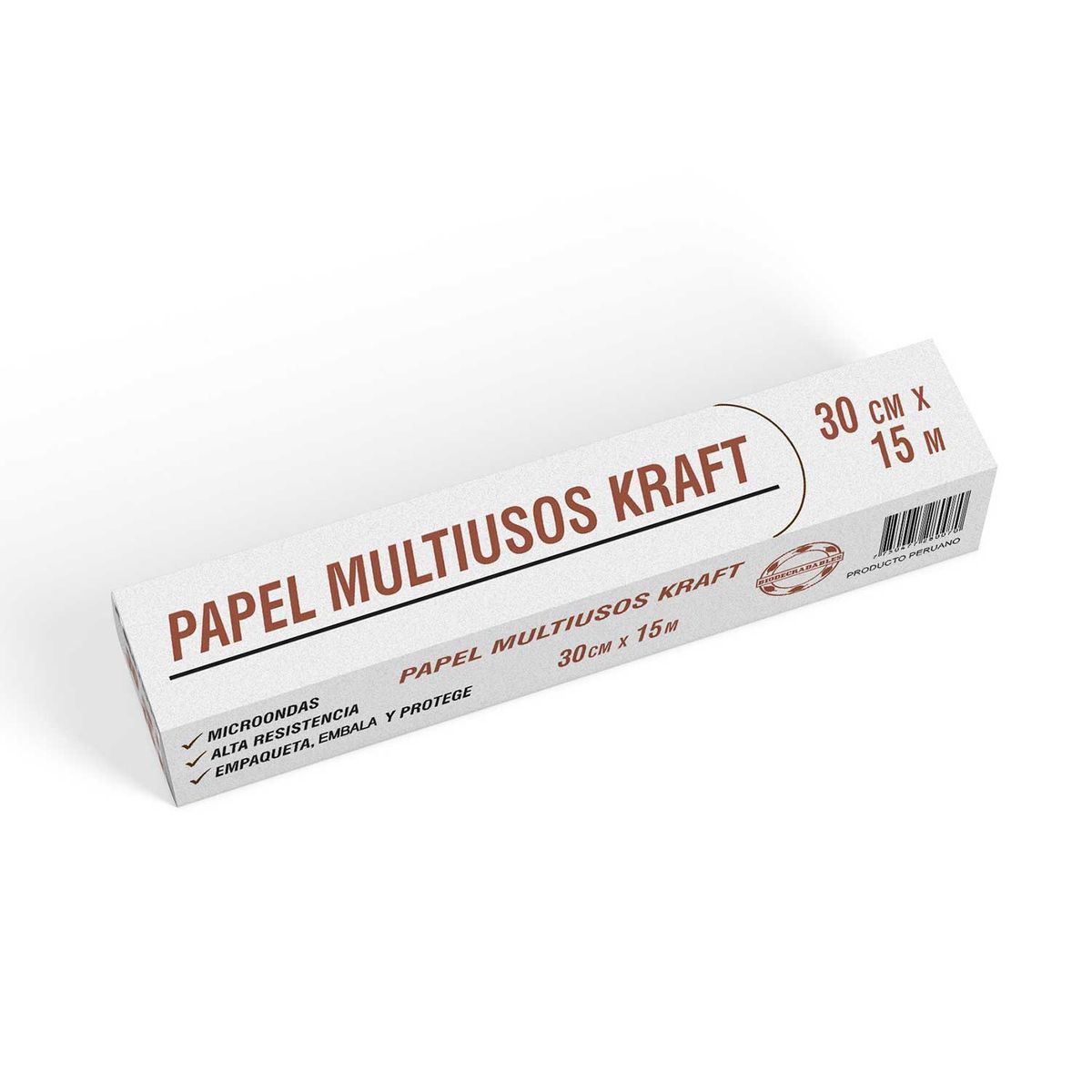 EURIKA - Rollo Papel Kraft Eurika 30cmx15m