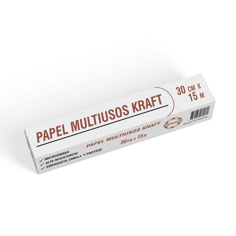 EURIKA - Papel Kraft Eurika 30cm x 15m