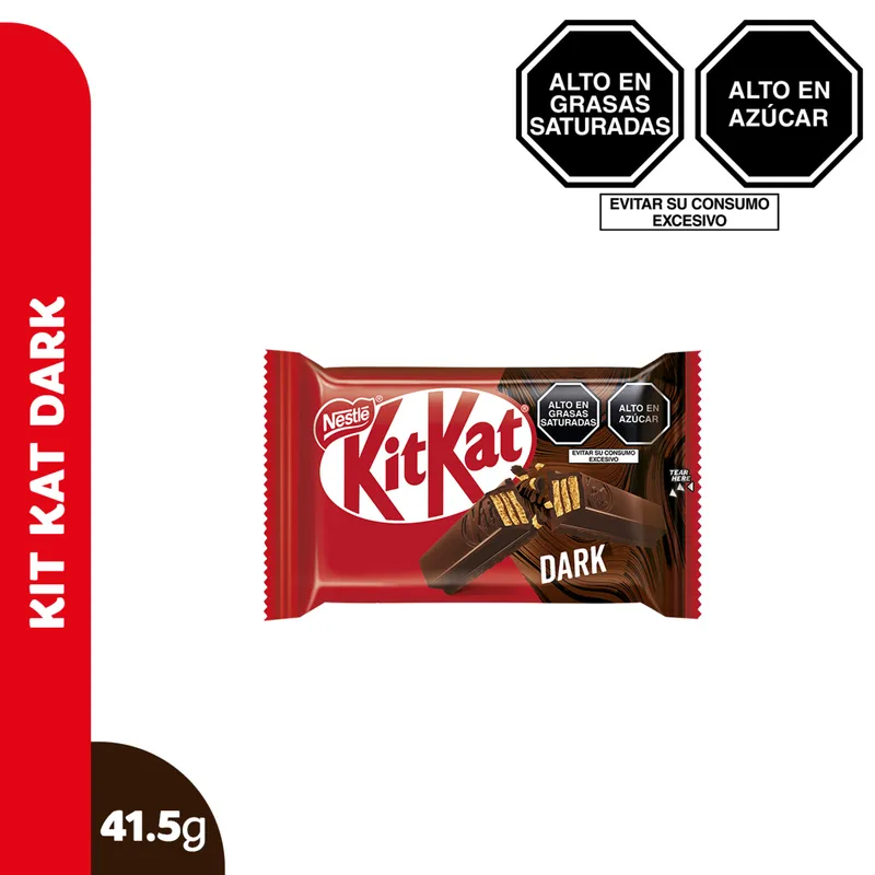 Wafer Kit Kat Dark x 41.5 g | Tottus Perú