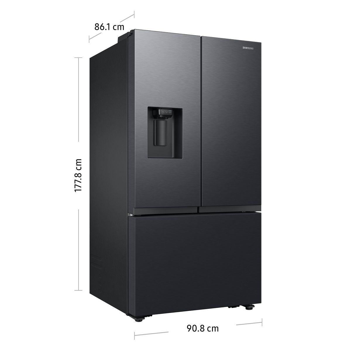SAMSUNG - Refrigeradora Samsung French Door 690L
