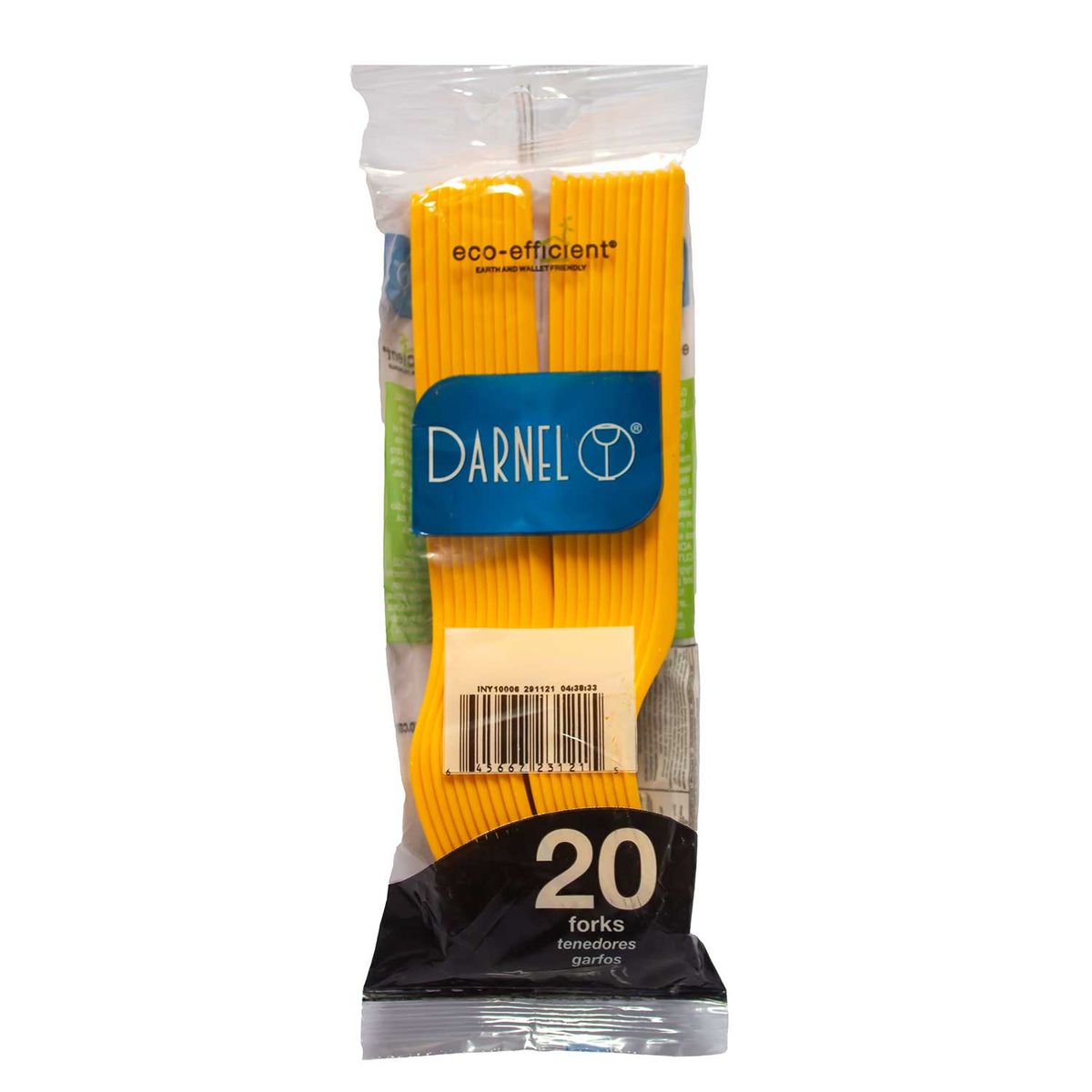 DARNEL - Tenedor Darnel Bistrot Amarillo Empaque 20 Und