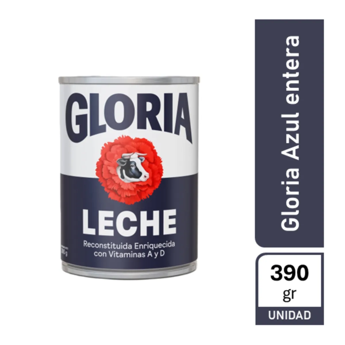 GLORIA - Leche Gloria Reconstituida Entera Lata 390 g