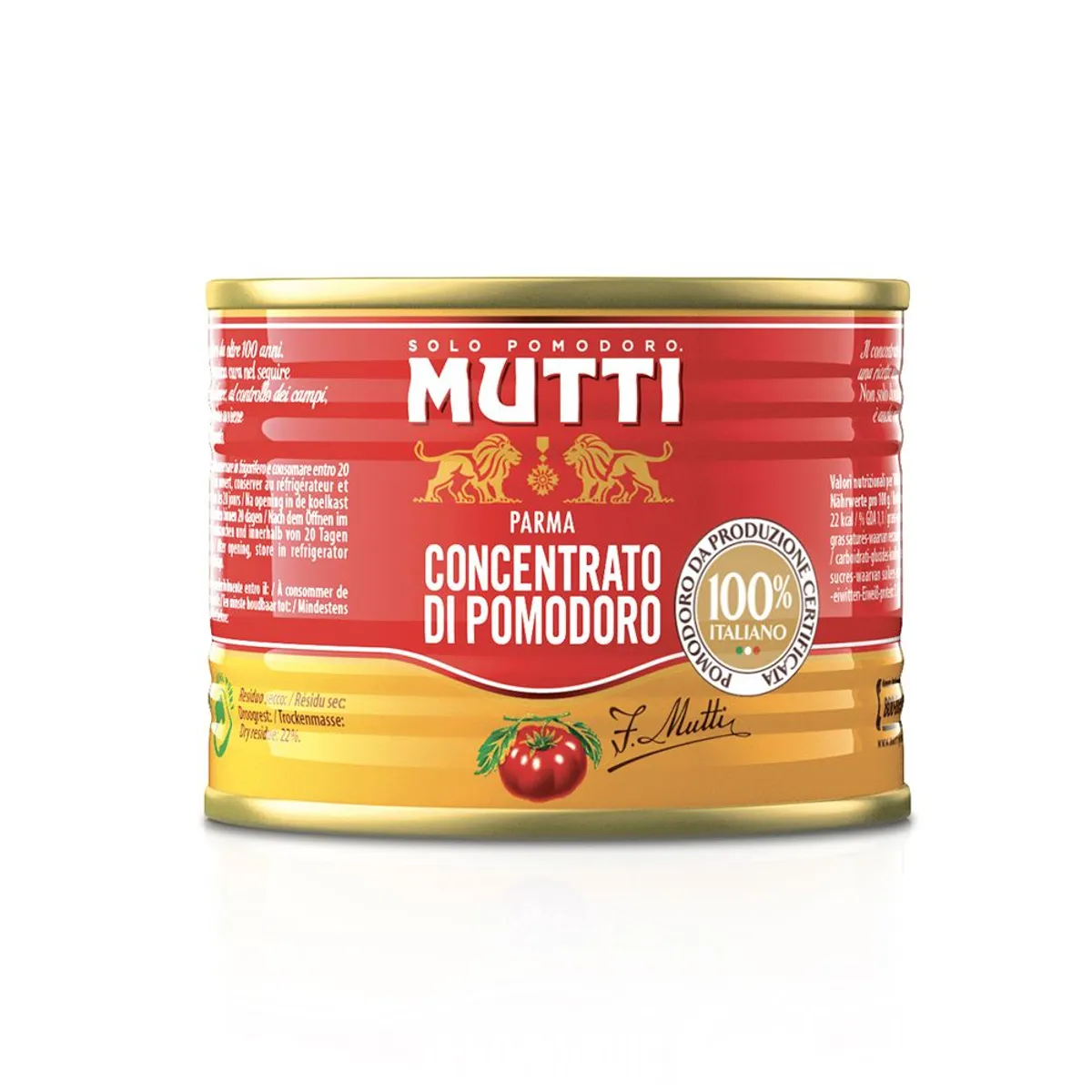MUTTI - Concentrado de Tomate Mutti Lata 210 g