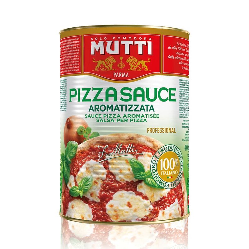 MUTTI - Salsa Para Pizza Mutti Aromatizada Lata 400 g