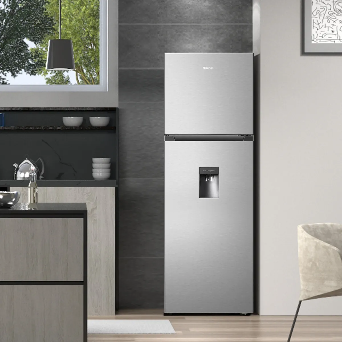 HISENSE - Hisense Refrigeradora Tmf Gris 246 L No Frost
