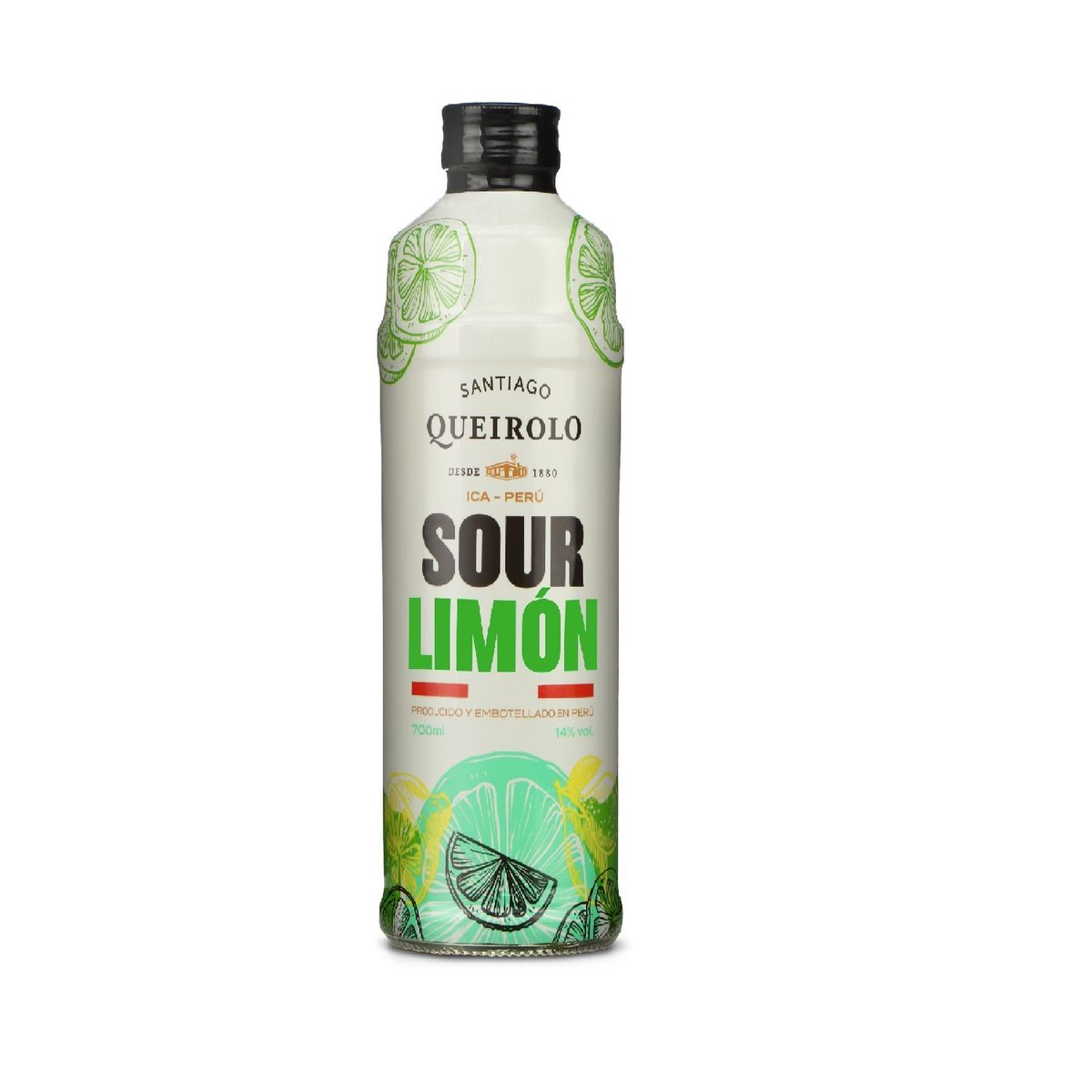SANTIAGO QUEIROLO - Sour de Limón Santiago Queirolo Botella 700 mL