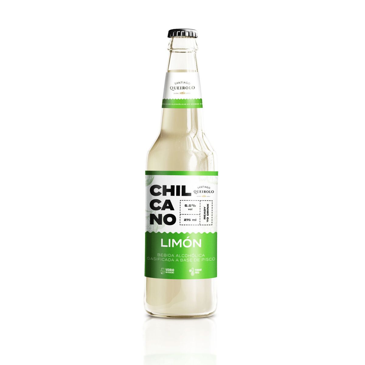 SANTIAGO QUEIROLO - Chilcano de Limón Santiago Queirolo Botella 275 mL