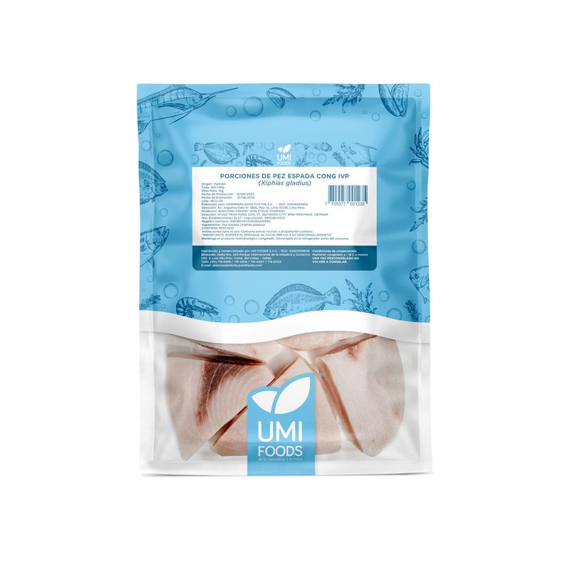 UMI FOODS - Porciones de Pez Espada