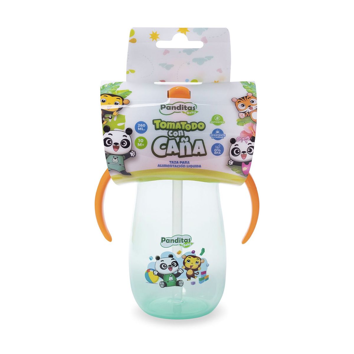 PANDITAS BABY - Tomatodo Cana Panditas Baby 260 ml Verde