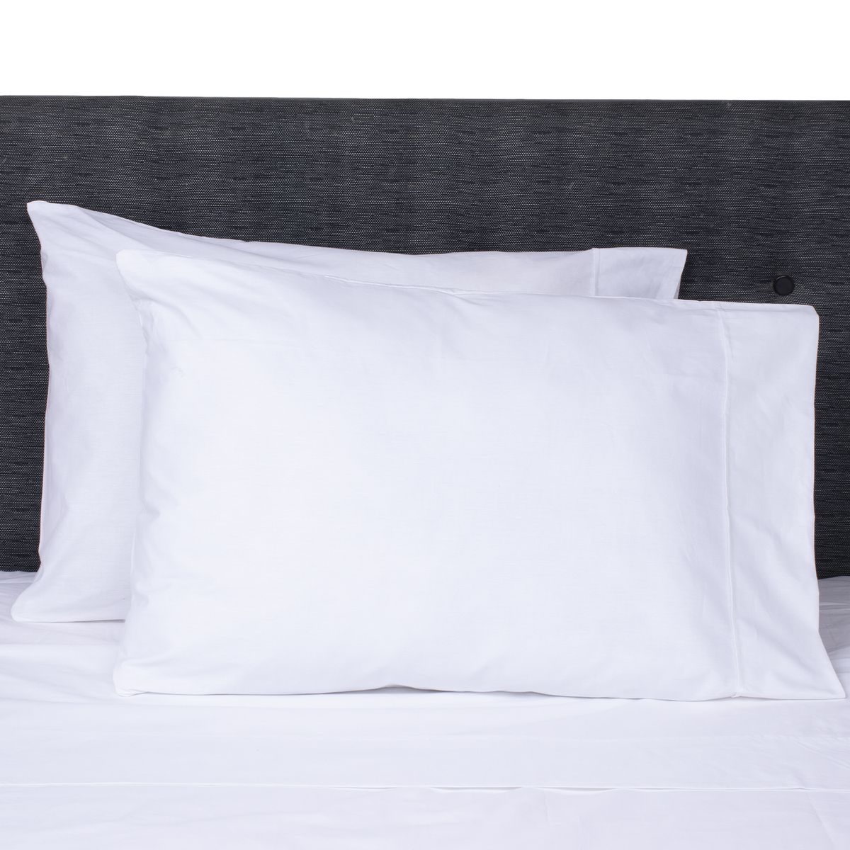 CASA JOVEN - Pack X2 Fundas de Almohada Solida Bla