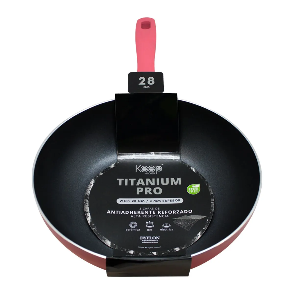 KEEP - Sarten Wok Titanium Pro Keep