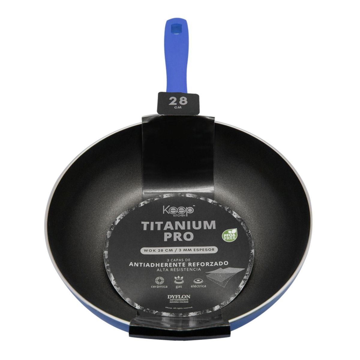 KEEP - Sarten Wok Titanium Pro Keep