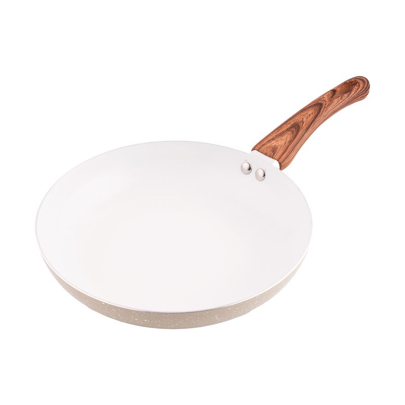 Casa Joven - Sarten 24cm Cerámica Look Madera Beige