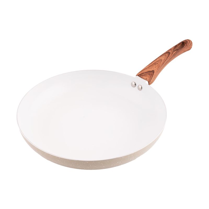 Casa Joven - Sarten 28cm Cerámica Look Madera Beige