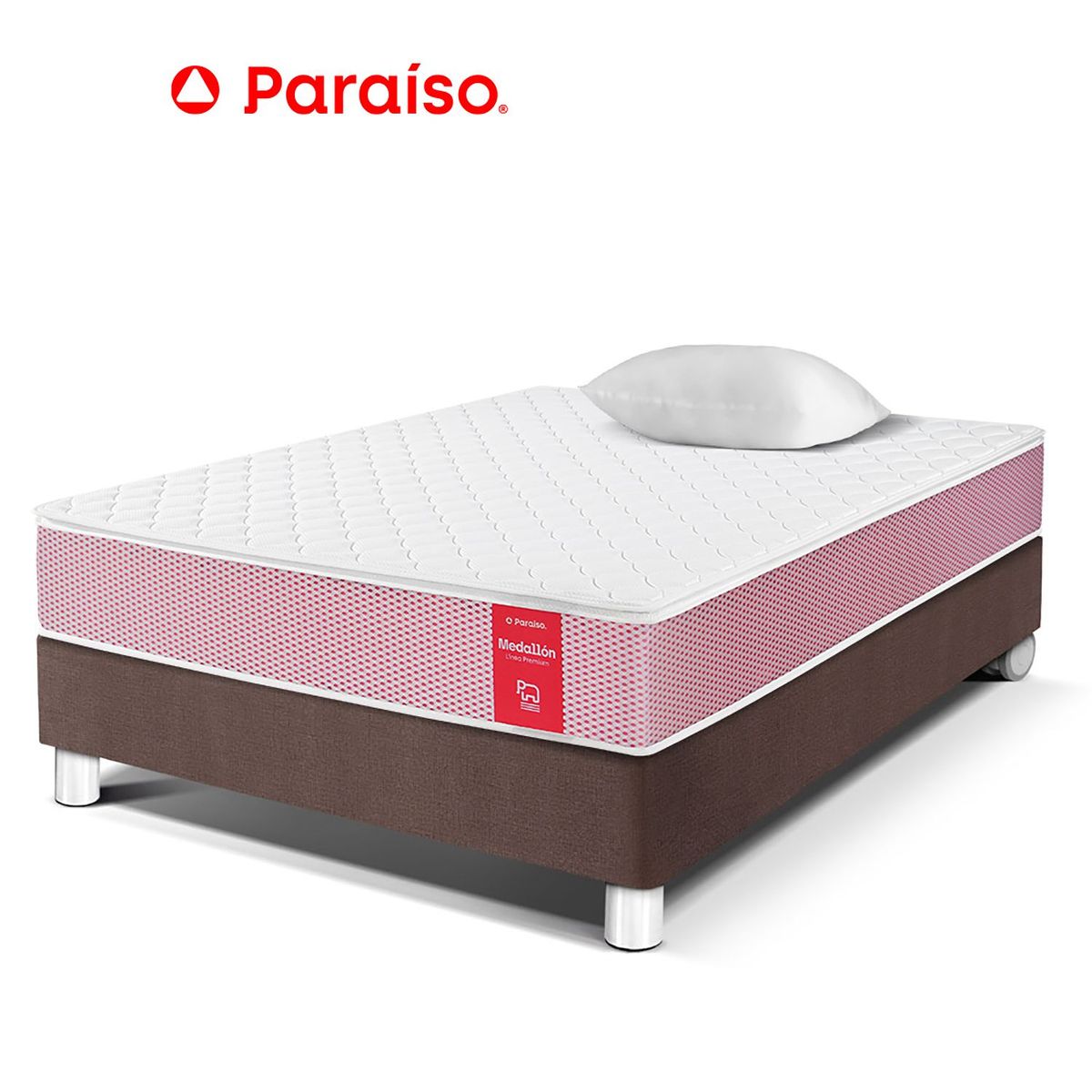 PARAISO - Cama Medallon 1 Plz