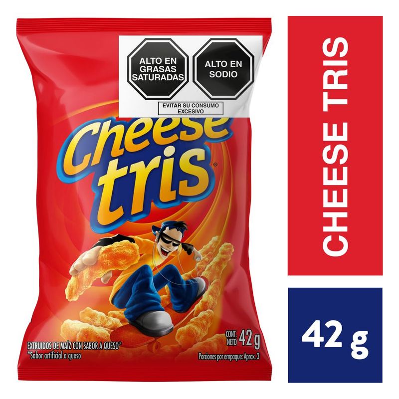  - CHEESE TRIS 42G
