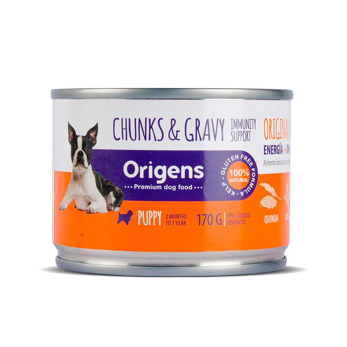 ORIGENS - Alimento Húmedo Cachorros Origens Trozos Pollo Lata 170 g