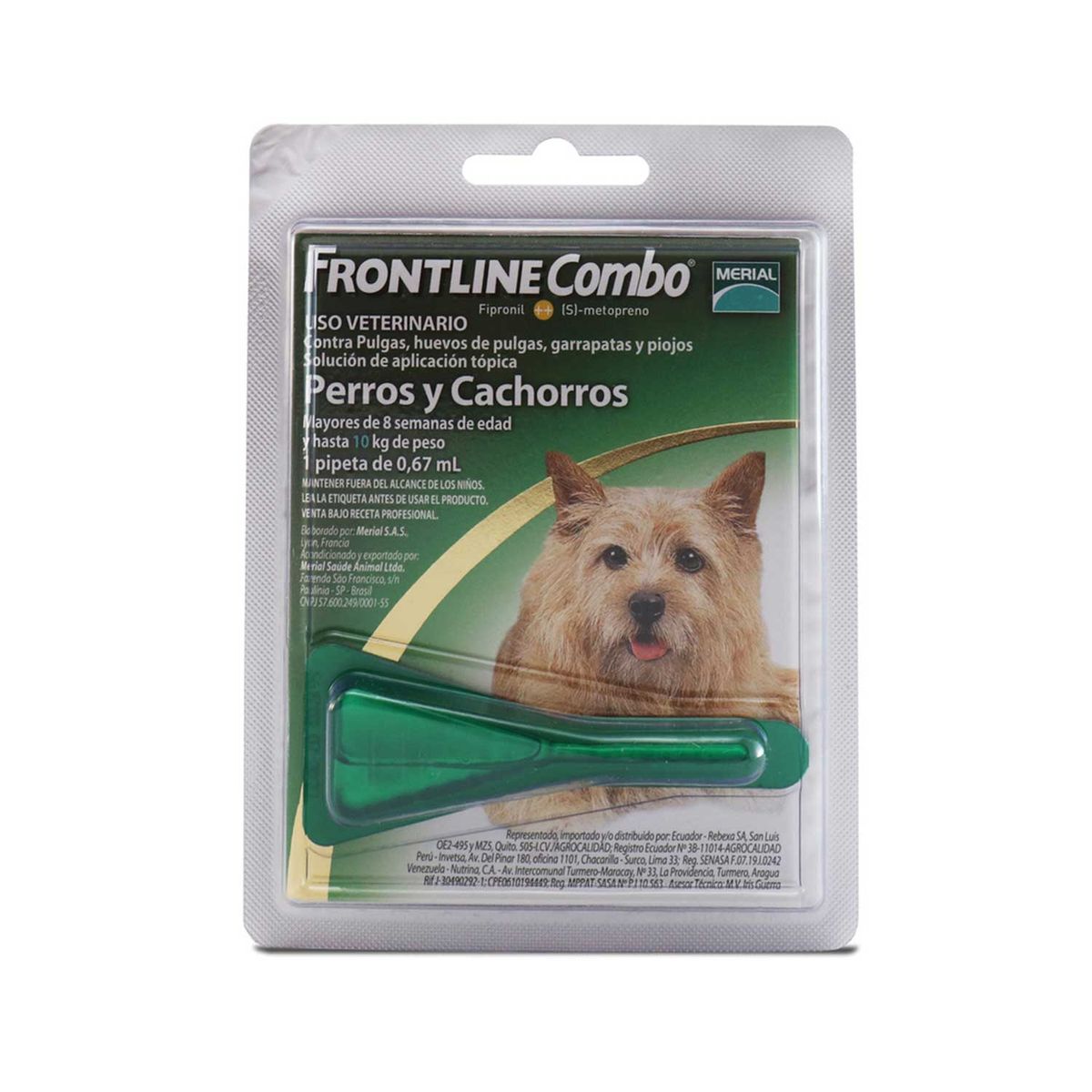 FRONTLINE - Pipeta para Perro Pequeño Frontline