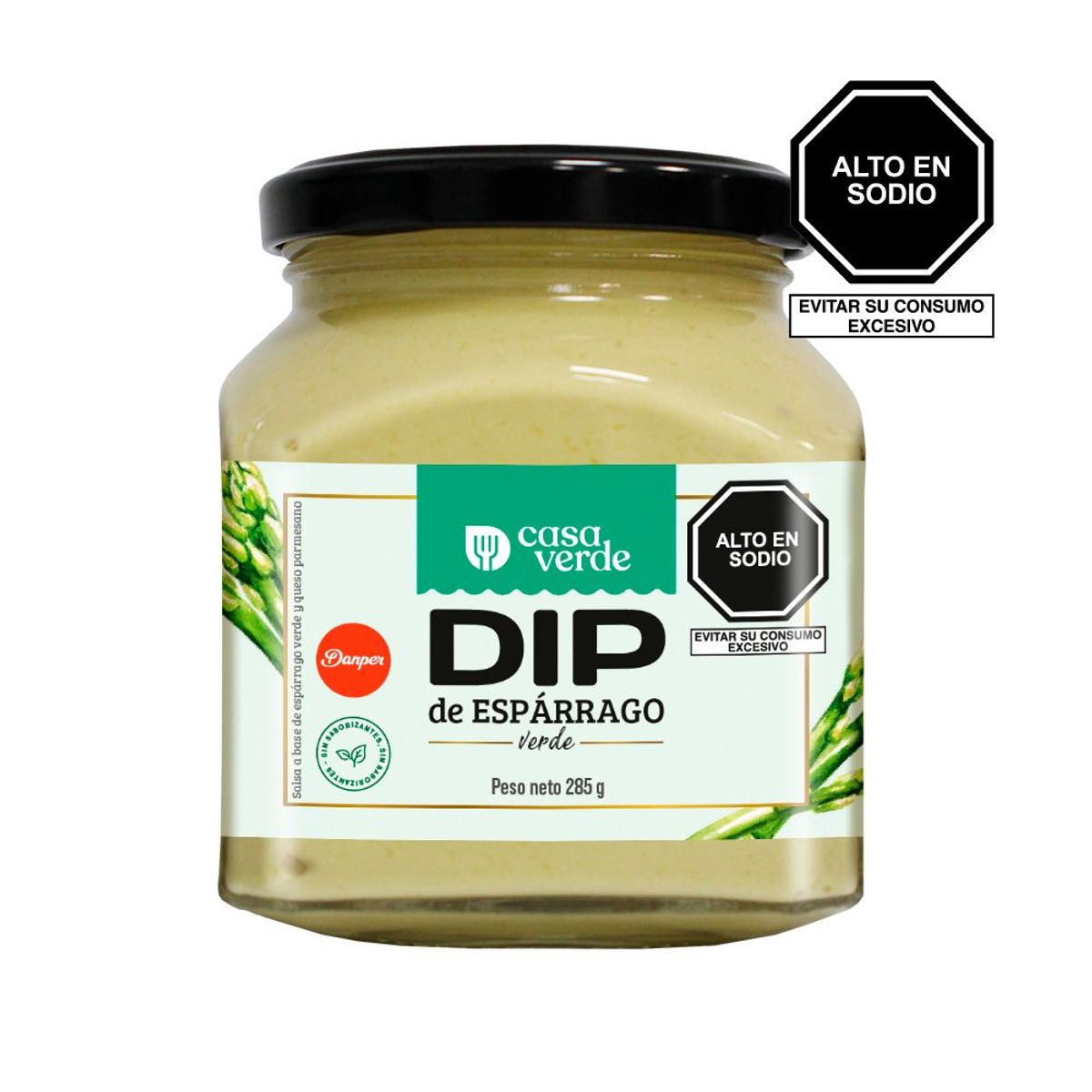 CASA VERDE - Dip Espárrago Casa Verde Envase 285 g