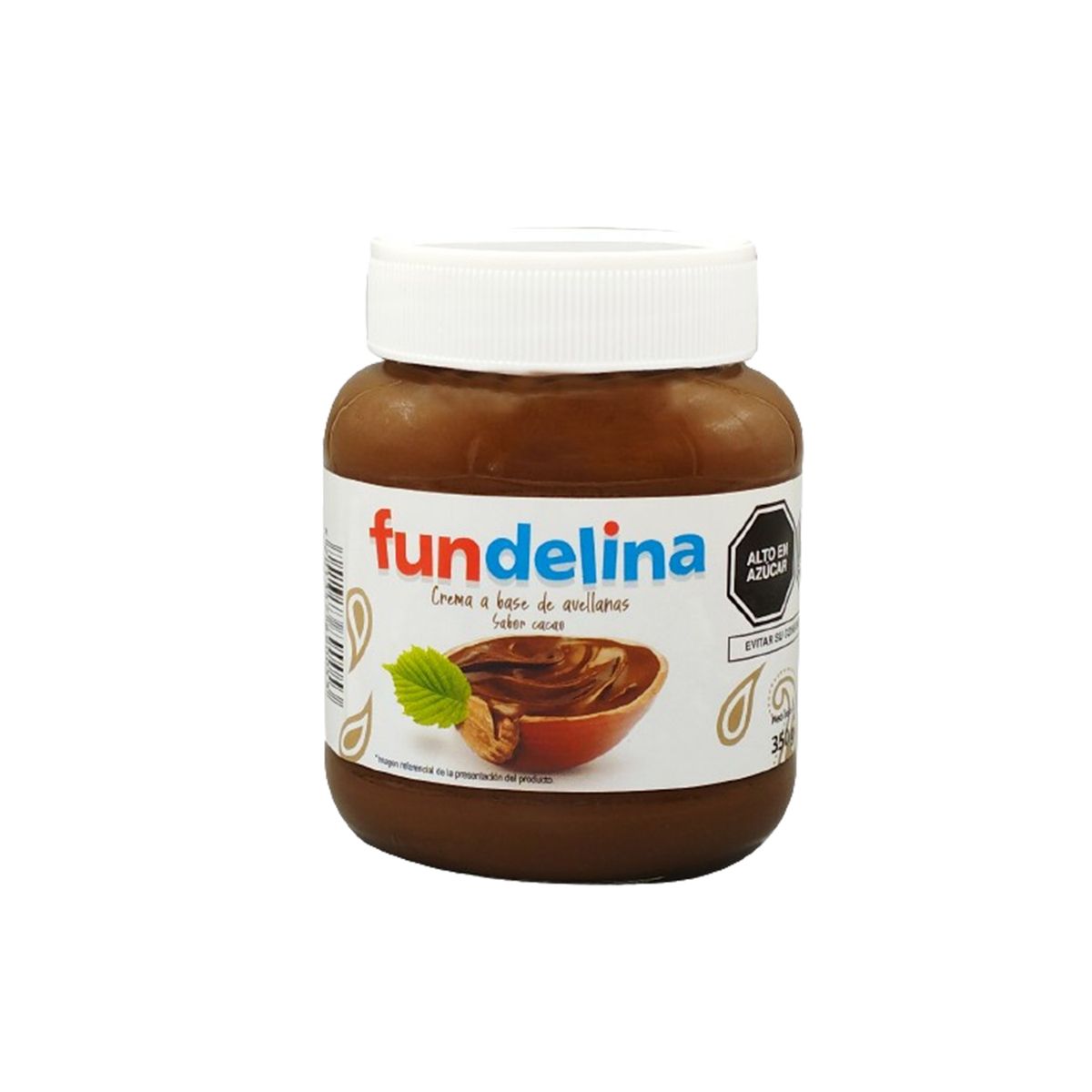 FUNDELINA - Crema de Avellanas Fundelina Sabor Cacao Envase 350 g