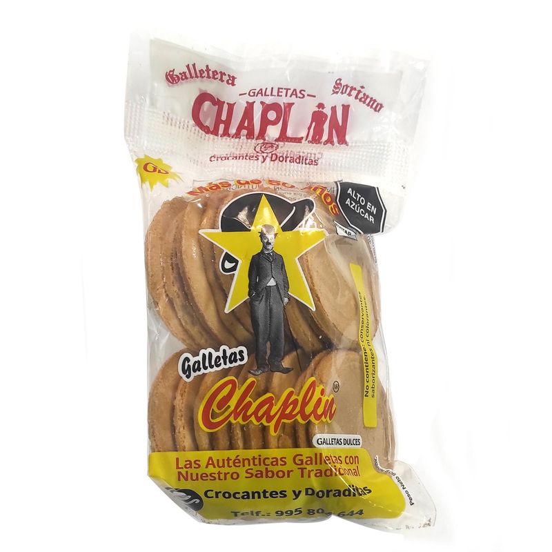 CHAPLIN - Galleta Chaplin Empaque 90 g