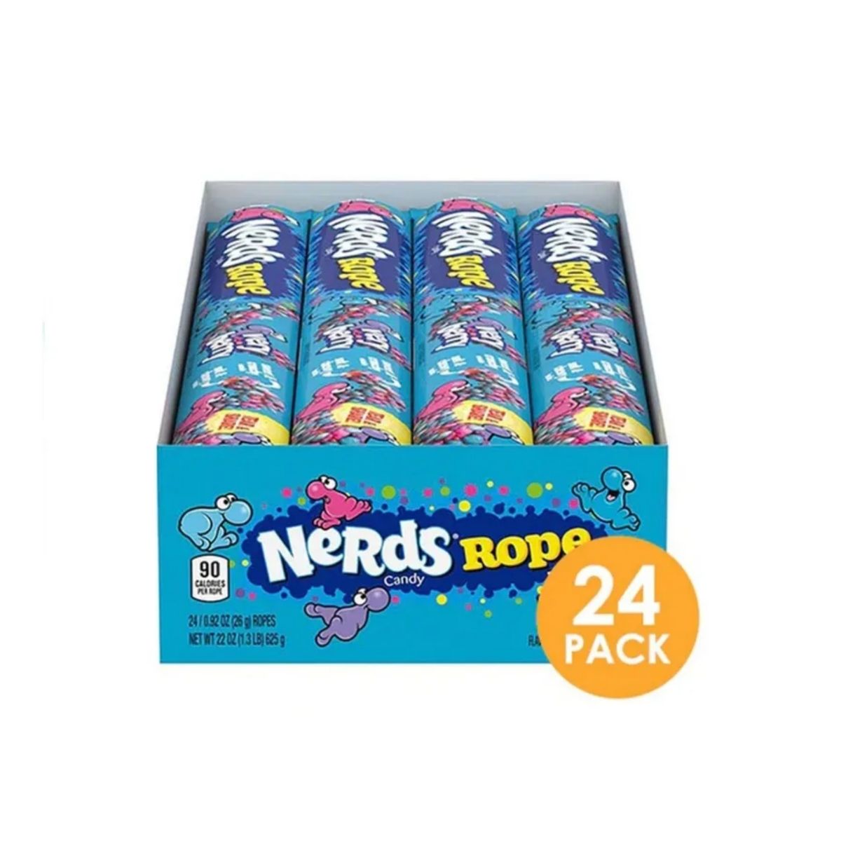 NERDS - Caramelo Nerds Rope Very Berry Display 24 Und