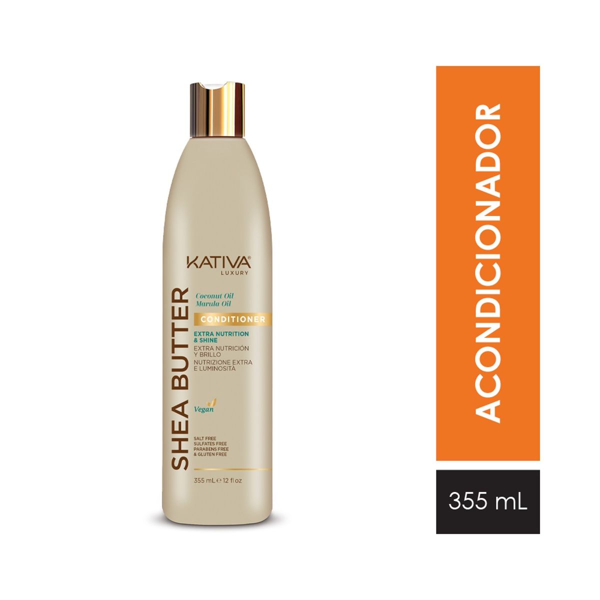KATIVA - Acondicionador Kativa Shea Butter Botella 355 mL