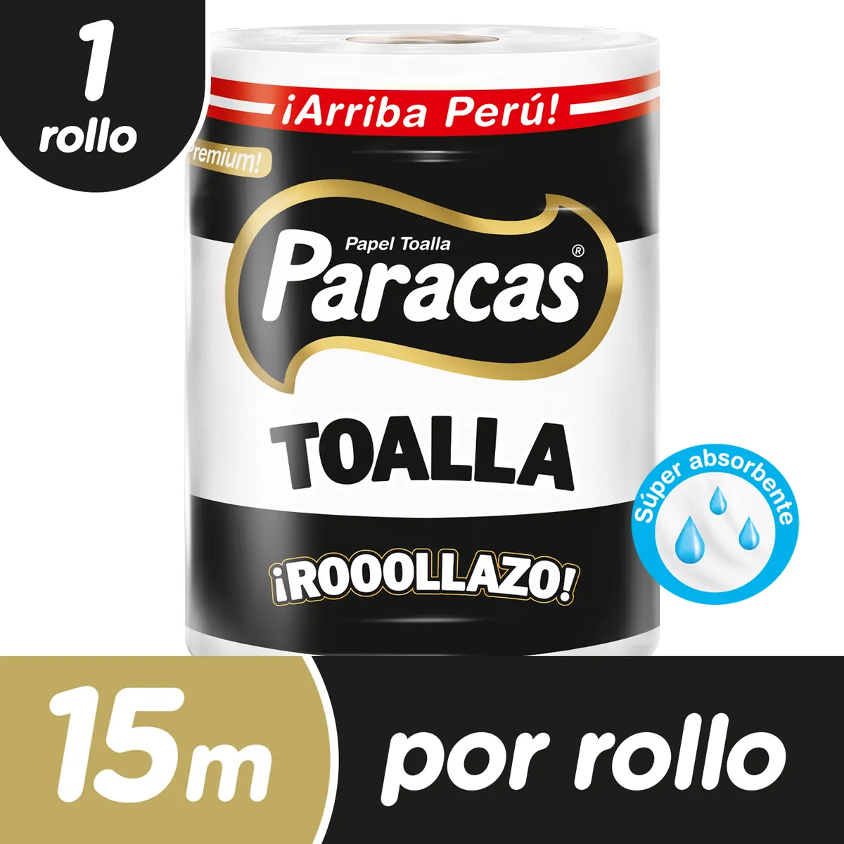 PARACAS - Papel Toalla Paracas Black Empaque 1 Und