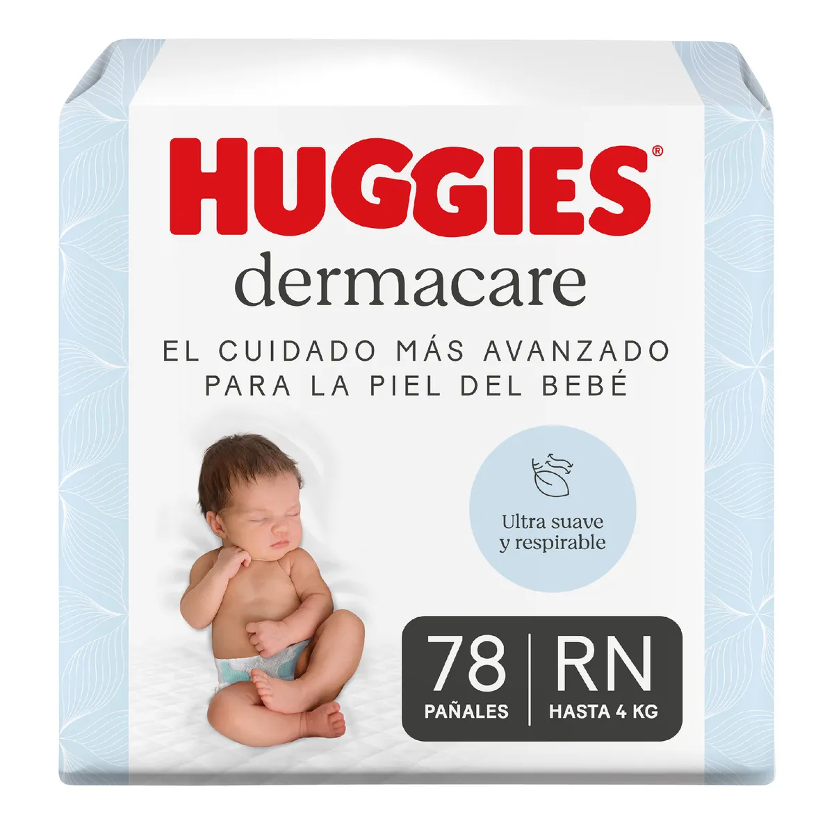 HUGGIES - Pañales Huggies Dermacare Etapa 0/RN Empaque 78 Und