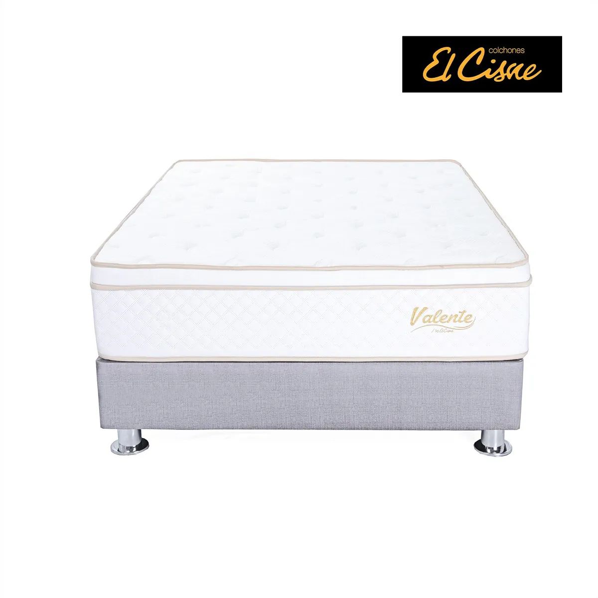 EL CISNE - Juego De Cama Valentte Gris King Col+Tar