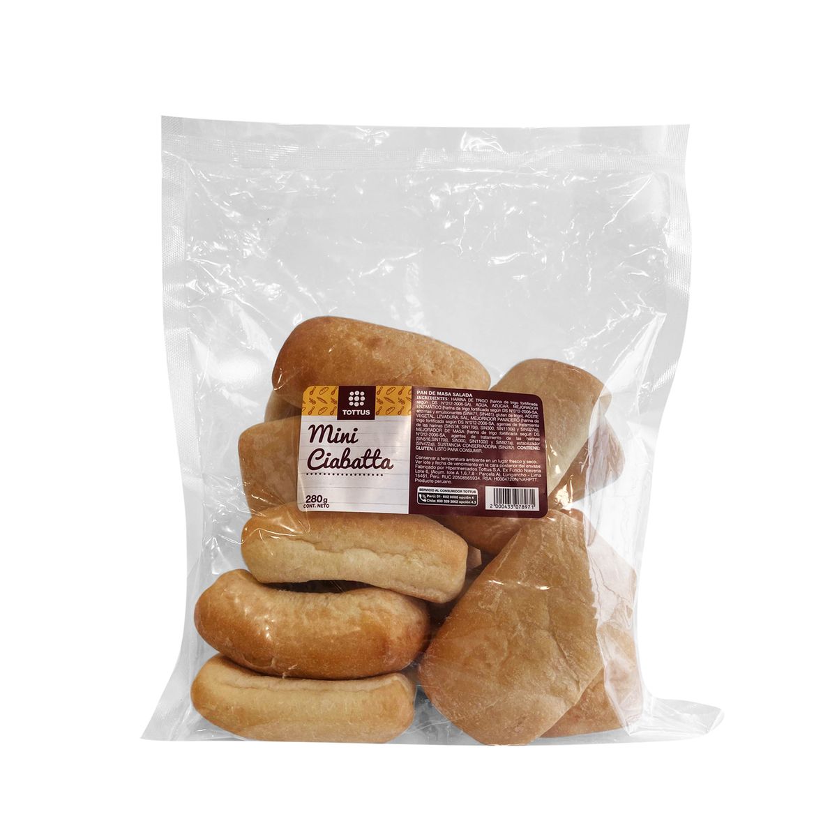 TOTTUS - Mini Pan Ciabatta Tottus