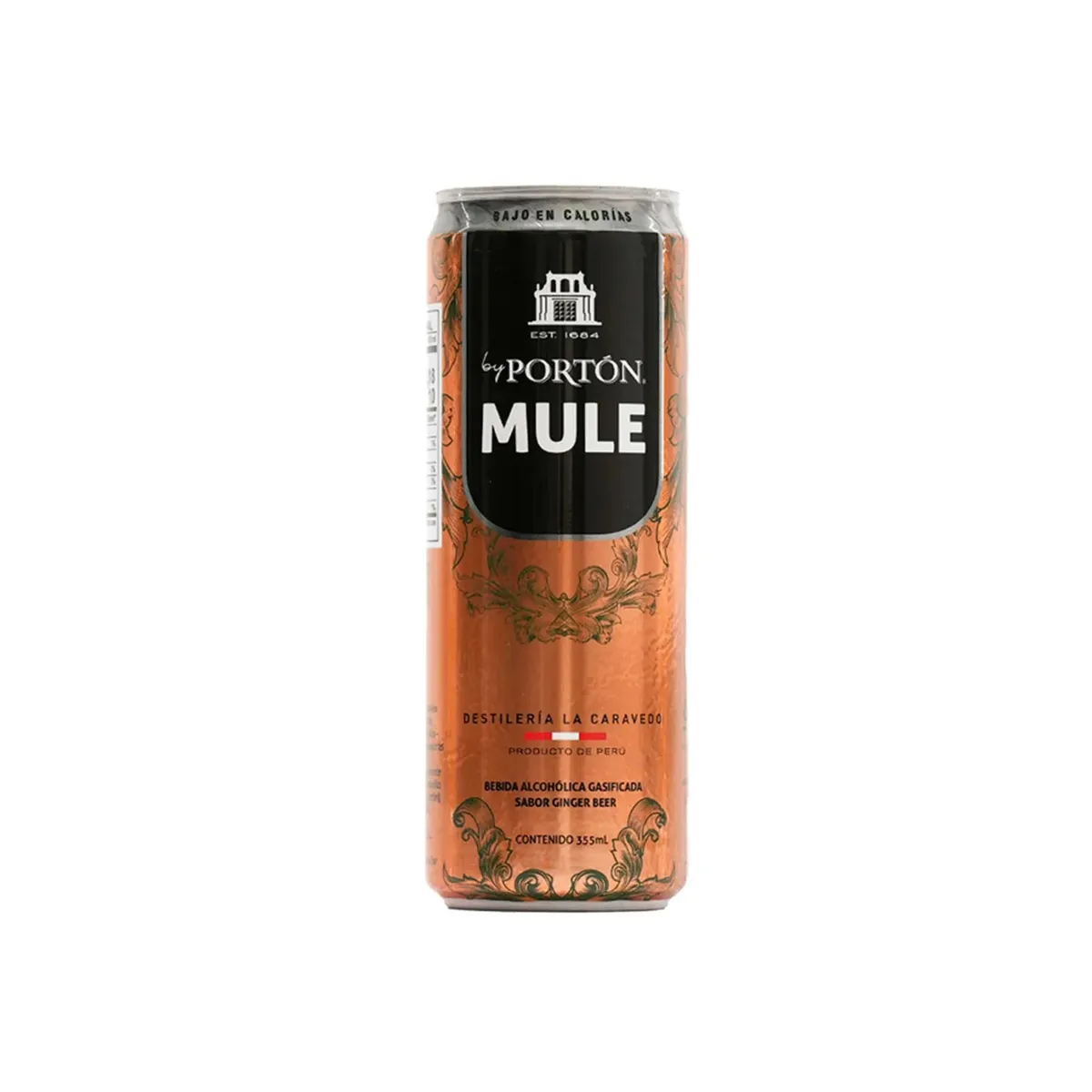 PORTON - Pisco Mule Portón Gasificada Lata 355 mL