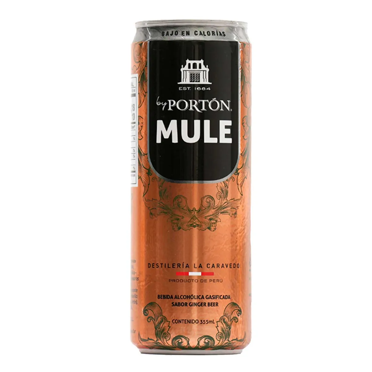 PORTON - Pisco Mule Portón Gasificada Lata 355 mL