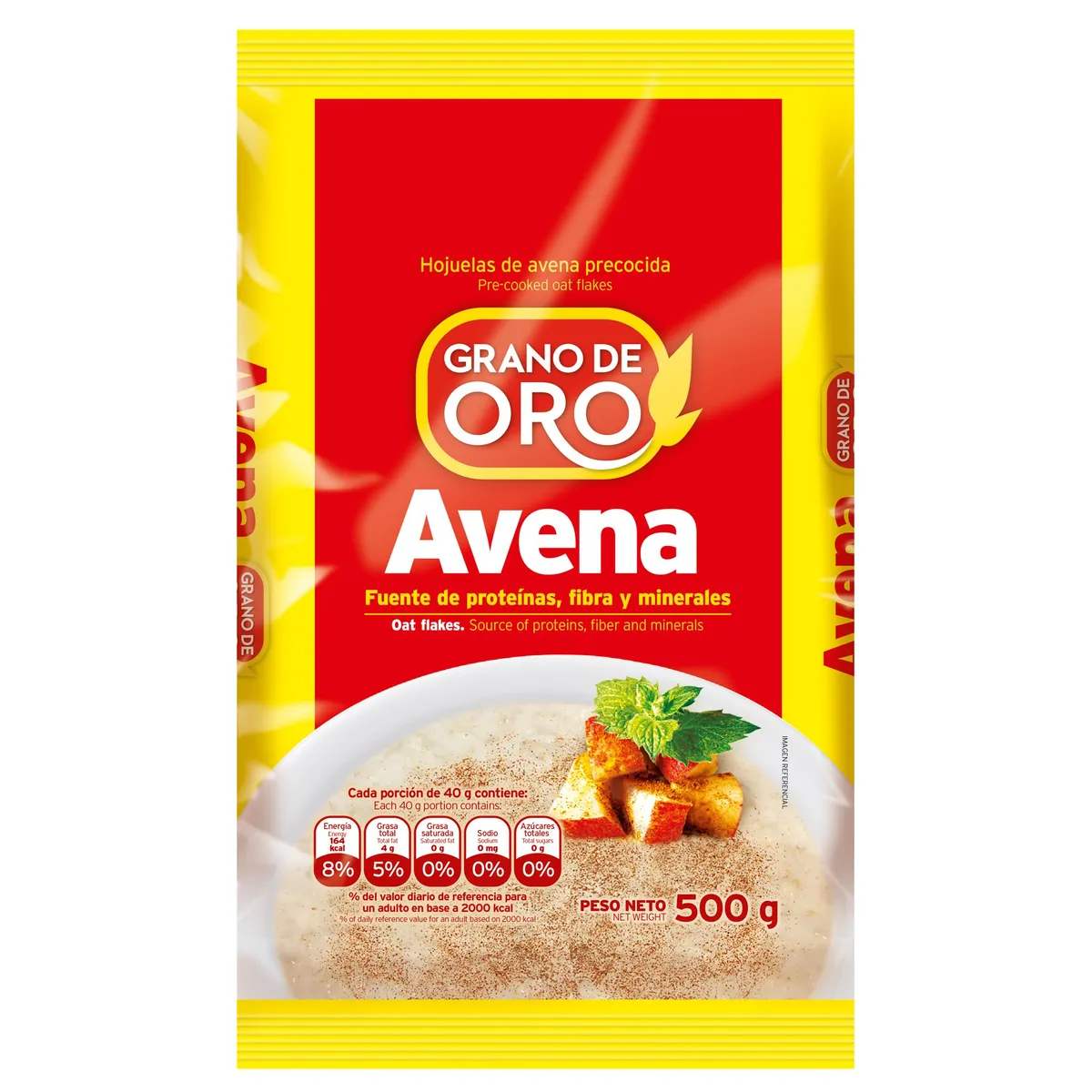 GRANO DE ORO - Avena Grano De Oro Bolsa 500 g