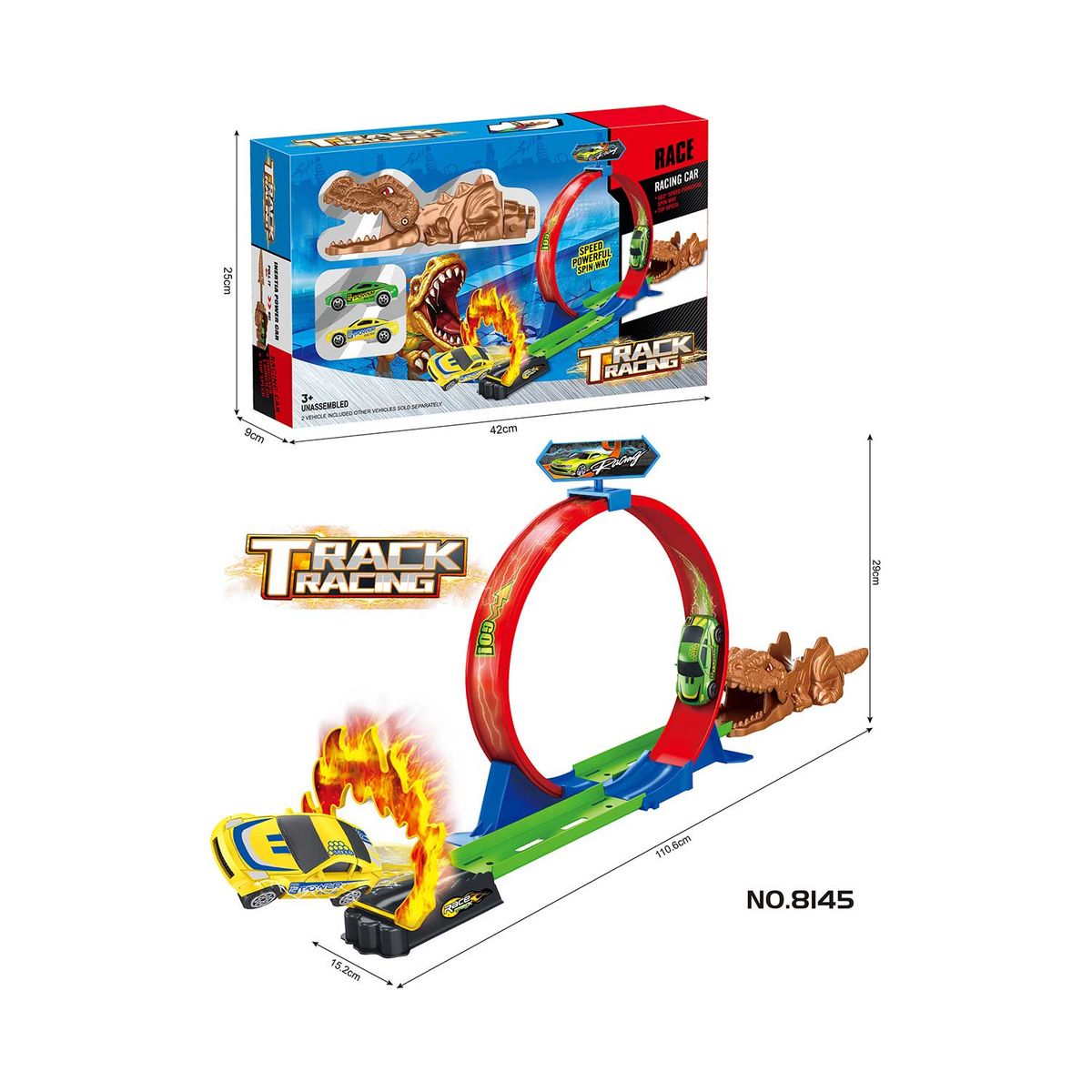 TRACK LAUNCH - Pista de Autos Alligator Ejection