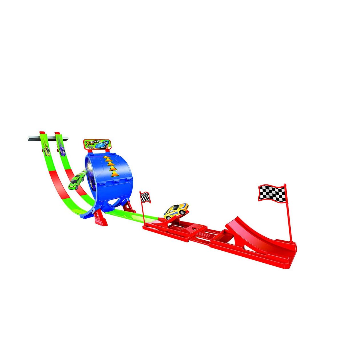 TRACK LAUNCH - Pista de Autos Racing 360 Speed Powerful